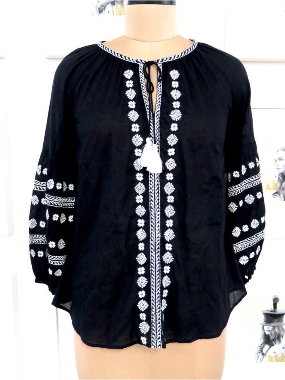 Benaras by Citrus Baleric Top Size Small $278
